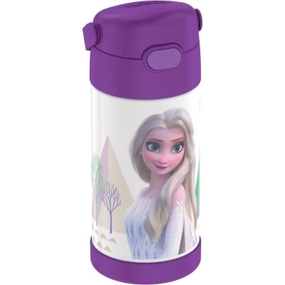 Thermos 12oz FUNtainer Water Bottle with Bail Handle - Purple Frozen 2
