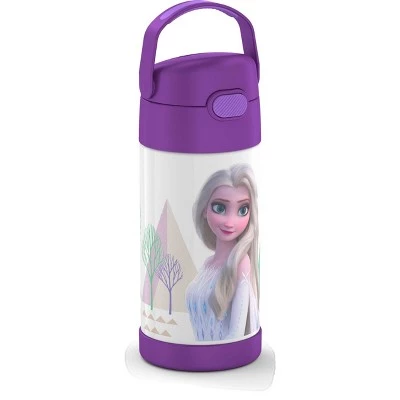 Thermos 12oz FUNtainer Water Bottle with Bail Handle - Purple Frozen 2 - Image 3