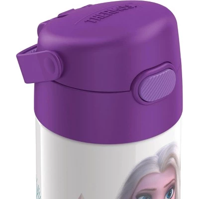 Thermos 12oz FUNtainer Water Bottle with Bail Handle - Purple Frozen 2 - Image 4
