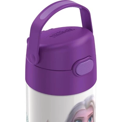 Thermos 12oz FUNtainer Water Bottle with Bail Handle - Purple Frozen 2 - Image 5