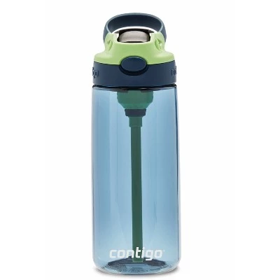 Contigo 20oz Plastic AutoSpout Kids' Water Bottle Blue/orange - Image 8