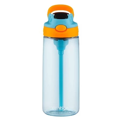 Contigo 20oz Plastic AutoSpout Kids' Water Bottle Blue/orange - Image 9