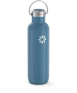 Lifefactory 24oz Stainless Steel Sport Water Bottle with Screw Cap Mint