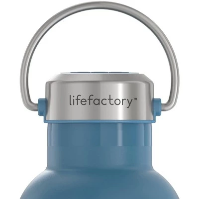 Lifefactory 24oz Stainless Steel Sport Water Bottle with Screw Cap Mint - Image 2