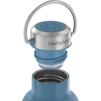 Lifefactory 24oz Stainless Steel Sport Water Bottle with Screw Cap Mint - Image 3