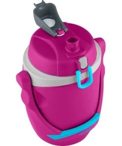 Thermos 64 oz. Foam Insulated Flip-Up Lid Hydration Water Bottle with Carry Handle