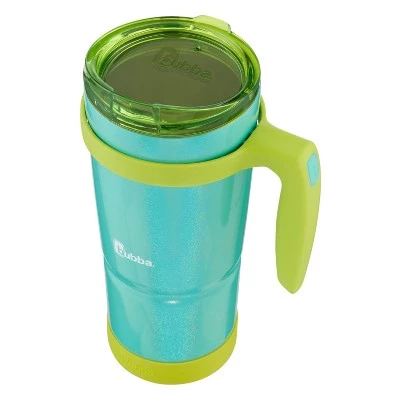 bubba Envy S Stainless Steel Tumbler with Straw Bumper and Handle Island Teal Iridescent - Image 2