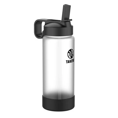 Takeya 22oz Water Bottle with Straw Lid & Carrying Loop Sage - Image 5
