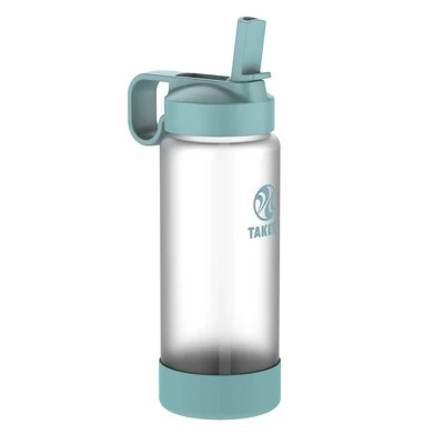Takeya 22oz Water Bottle with Straw Lid & Carrying Loop Sage - Image 6