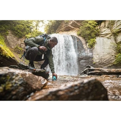 CamelBak 20oz Eddy+ Tritan Renew Water Bottle filtered by Life Straw True Blue - Image 6