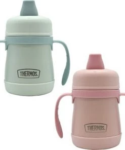 Thermos Baby 7 oz. Vacuum Insulated Stainless Steel Sippy Cup with Handles