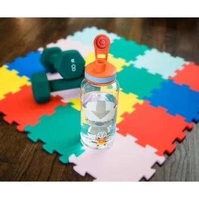 Silver Buffalo Avatar Chibi Aang & Appa Twist Spout Water Bottle And Sticker Set | 32 Ounces - Image 5