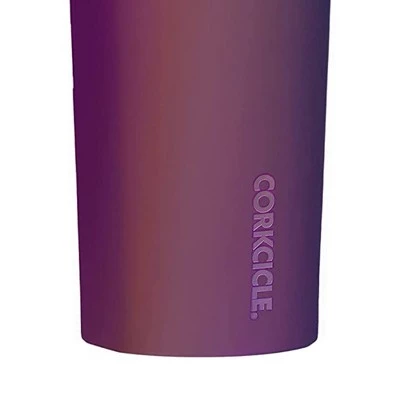 Corkcicle Dragonfly 20 Ounce Sport Canteen Triple Insulated Stainless Steel Water Bottle with Straw Cap and Folding Metal Handle, Nebula - Image 2