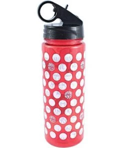 Mickey Mouse & Friends Silver Buffalo Disney Minnie Mouse 20oz Plastic Water Bottle w/ Screw Lid