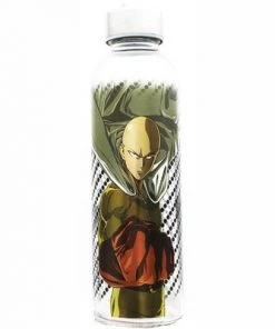 Just Funky One Punch Man 18oz Glass Water Bottle