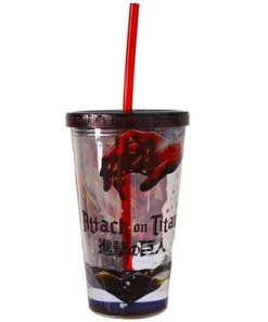 Just Funky Colossus Attack On Titan Travel Cup