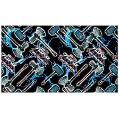 Marvel: Thor: Love and Thunder Stormbreaker and Mjolnir Electric Pattern Stainless Steel Water Bottle