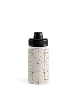 Colour Poems Gisela Geometric Line Pattern I Water Bottle - Society6
