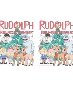 Rudolph the Red-Nosed Reindeer Group Picture Stainless Steel Water Bottle
