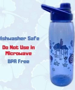 Disney Lilo & Stitch Not Today 28-Ounce Plastic Water Bottle w/ Screw Lid