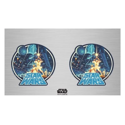 Star Wars Classic Scene Circle Stainless Steel Water Bottle