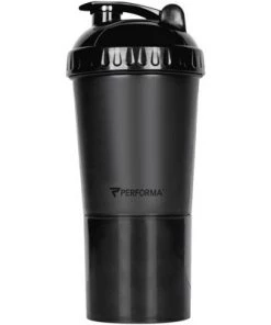 Performa Activ 24 oz. Shaker Cup Plus with Storage Container - Black