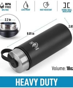 Hydration Nation Thermo Stainless Steel Vacuum Insulated Water Bottle