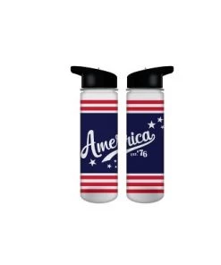 USA America Est 76 24oz Plastic Water Bottle