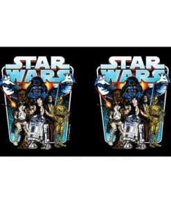 Star Wars Vintage Hero Character Frame Stainless Steel Water Bottle