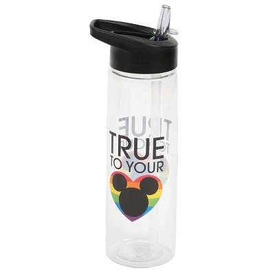 Disney Mickey Mouse Pride True To Your Heart 24 Oz. Plastic Water Bottle