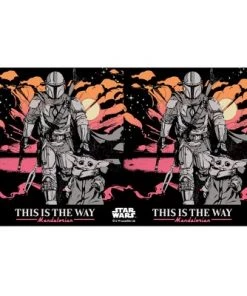 Star Wars The Mandalorian Hero's of the Galaxy Stainless Steel Water Bottle