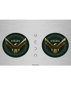 Dune House Atreides Gold Logo Stainless Steel Water Bottle