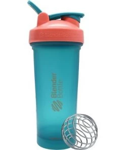 BlenderBottle Blender Bottle Special Edition Classic 28 oz. Shaker Cup w/Loop Top - Coral Reef