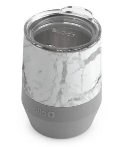 Ello Spirit 12oz Stainless Steel Tumbler Gray/white Marble