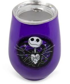 The Nightmare Before Christmas Silver Buffalo Nightmare Before Christmas Jack Skellington Stainless Steel Tumbler | 10 Ounces