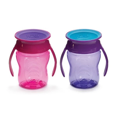 WOW Cup WOW Tritan Baby Cup - 2pk/14oz Pink/purple - Image 4