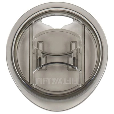 FIFTY/FIFTY 15oz Camp Mug with Slide Lid White/Slate Speckled