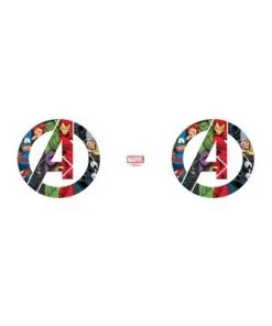 Marvel Avengers Superhero Fill Logo Stainless Steel Tumbler w/Lid