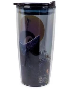 The Nightmare Before Christmas Silver Buffalo Nightmare Before Christmas Jack Spiral Hill 20oz Double Wall Travel Tumbler